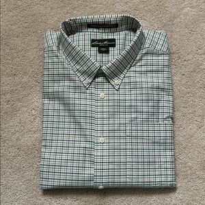 Eddie Bauer | Wrinkle Free Relaxed Fit LS Shirt | XXL
